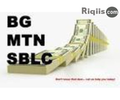 Genuine Provider for BG/SBLC(Bank Guarantee/Standby Letter of Credit)