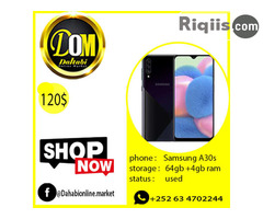 mobile samsung galaxy A30s iiba hargeisa for sale